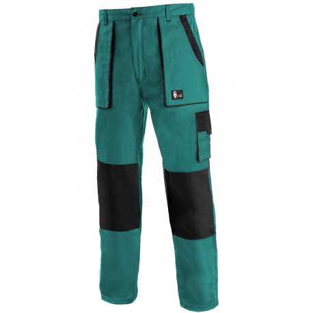 KP45Z Pánské kalhoty do pasu zeleno-černé Lux