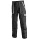 KP45C Pánské kalhoty do pasu černo-šedé Lux