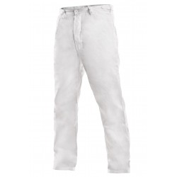 OB01 Kalhoty pánské bílé