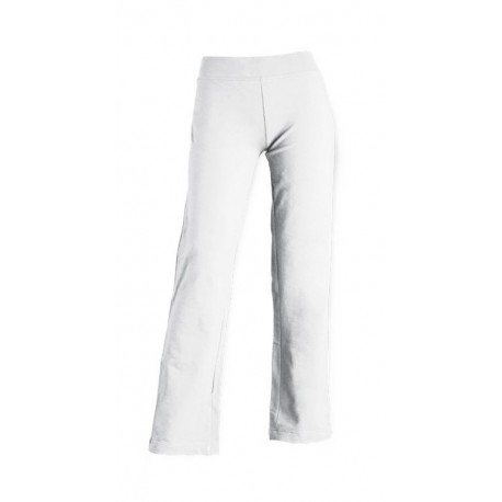 061-01 Kalhoty dámské strečové bílé